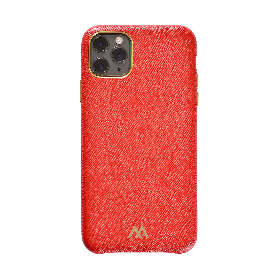 iPhone 11 Pro Max Case | Saffiano Leather iPhone Case | Mevuda
